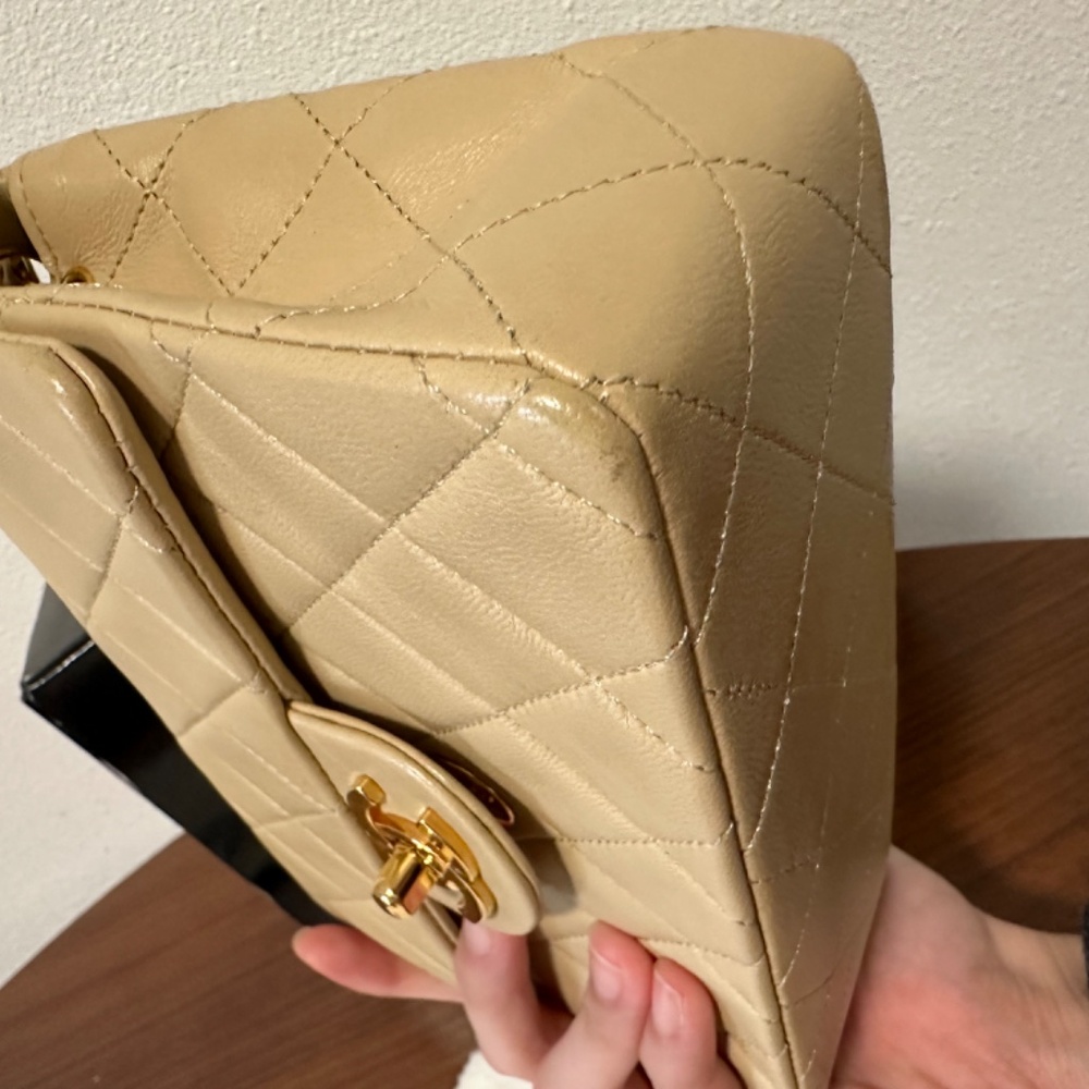 Chanel Vintage Mini Square Flap Quilted Lambskin - Picture 7 of 11